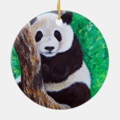 Panda in een Ornament van het Schilderen van de Bo (Achterkant)