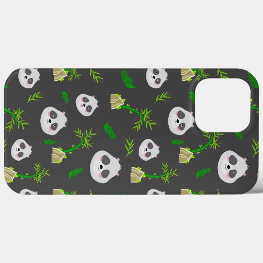 Panda in het bamboe oerwoud inpakpapier Case-Mate iPhone case (Achterkant (horizontaal))
