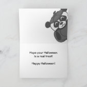 Panda in het Kostuum van de Duivel bij het Kaart (Binnen)