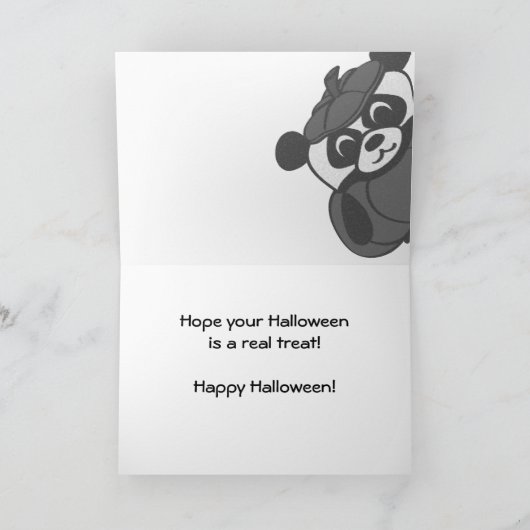 Panda in het Kostuum van de Duivel bij het Kaart (Binnen)