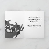 Panda in het Kostuum van de Duivel bij het Kaart (Binnen)