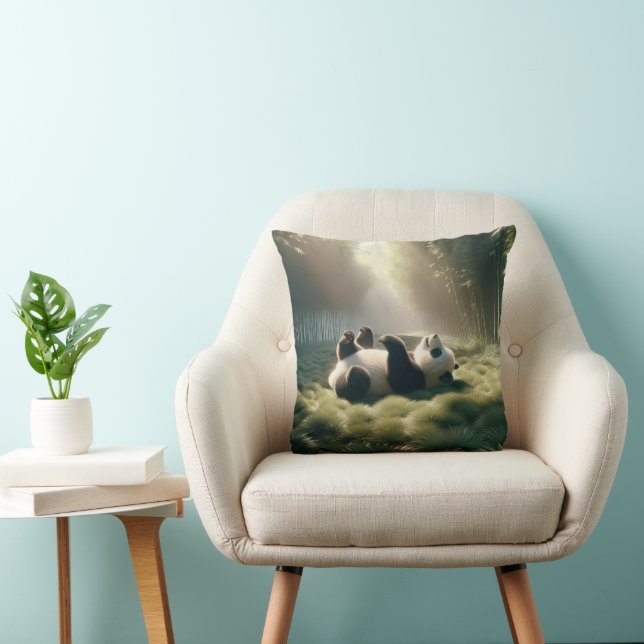 Panda in het zonlicht kussen (Stoel)