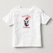 Panda in kerstmuts – Zalig Beary Kerstmis Kinder Shirts (Voorkant)