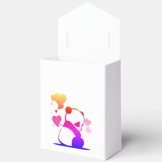 panda in pink bedankdoosjes (Open)