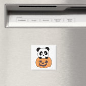 Panda In Pompoen Zoete Panda's Gelukkig Halloween  Magneet (Insitu (Vaatwasser))