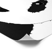 Panda in stijl poster (Hoek)