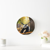 Panda in Thought – Peaceful Tree-Side Reflection T Ronde Klok (Huis)