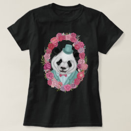 Panda in top-hoed t-shirt