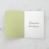 Panda in Tree Waterverf Kaart (Binnen)