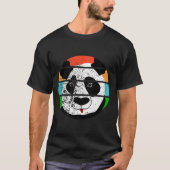 Panda in zonsondergang  afbeelding t-shirt (Voorkant)