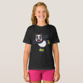 Panda Inline schaatsen Rollerblades T-shirt (Voorkant volledig)
