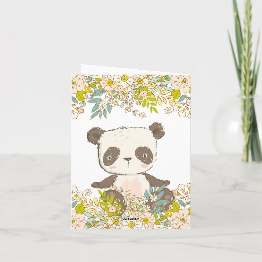 Panda Invitation (Achterkant)