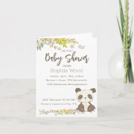 Panda Invitation