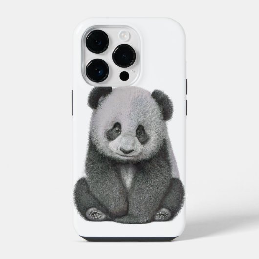 Panda Iphone Case Hoesje (Achterkant)