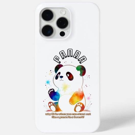 Panda iPhone hoesjes (Achterkant)