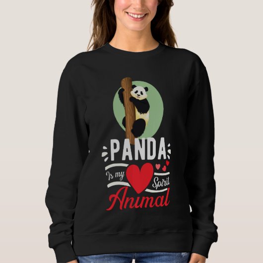 Panda is mijn geest dier liefde schattig, grappige trui (Voorkant)