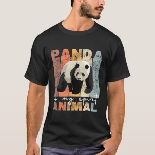 Panda is mijn geest dier Panda's T-shirt