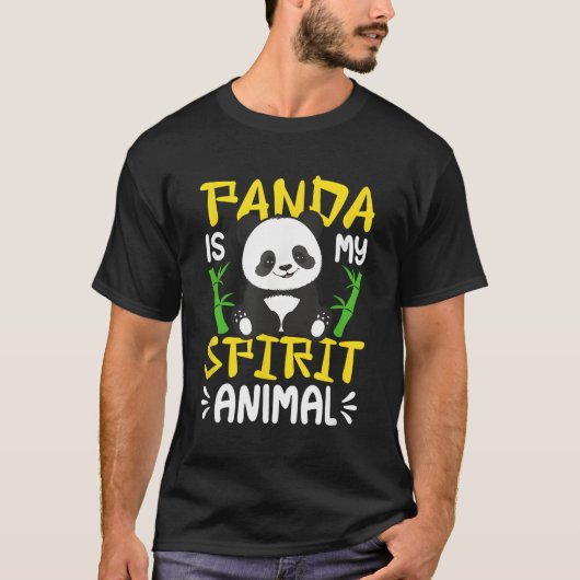Panda is mijn spionagedier t-shirt (Voorkant)