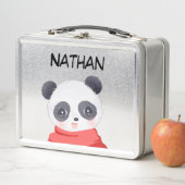 Panda Jongen Metalen Lunchbox (In situ)