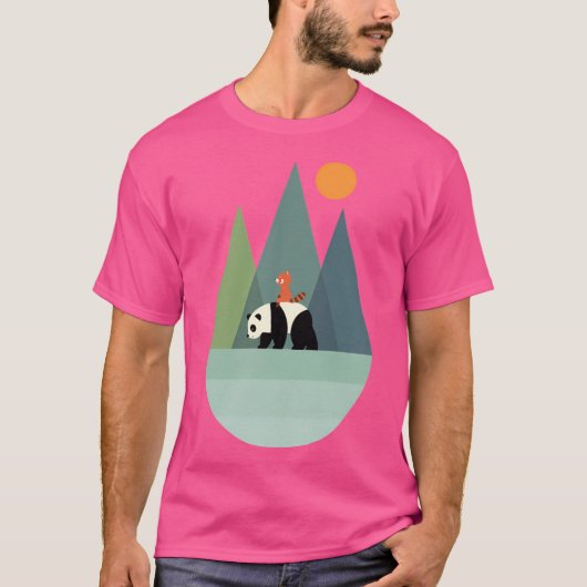 Panda Journey T-shirt (Voorkant)