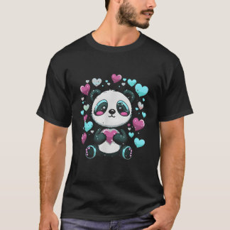Panda K Blue He kolonie Panda T-shirt