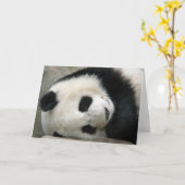 Panda Kaart (Gele Bloem)