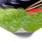 Panda-Kantoor voor leesdoeleinden aanpassen Poster (Hoek)