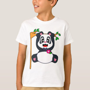Panda Kapsel Strikdas Trouwen T-shirt