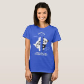 PANDA KAT Leuke Cute T-shirt (Voorkant volledig)