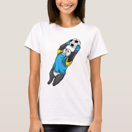 Panda Keeper Voetbal T-shirt (Voorkant)