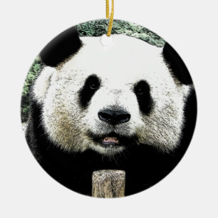 Panda Keramisch Ornament