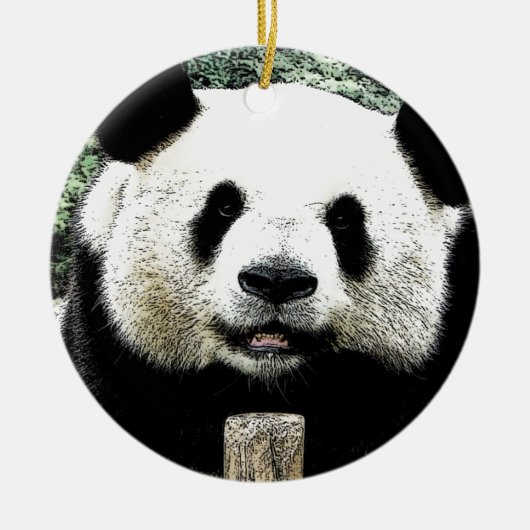 Panda Keramisch Ornament (Voorkant)