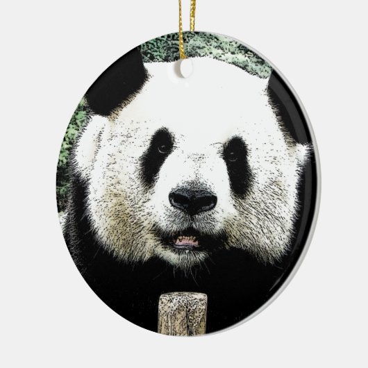 Panda Keramisch Ornament (Links)