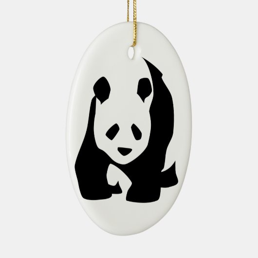 Panda Keramisch Ornament (Rechts)