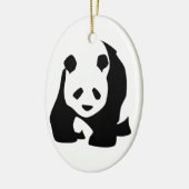 Panda Keramisch Ornament (Links)