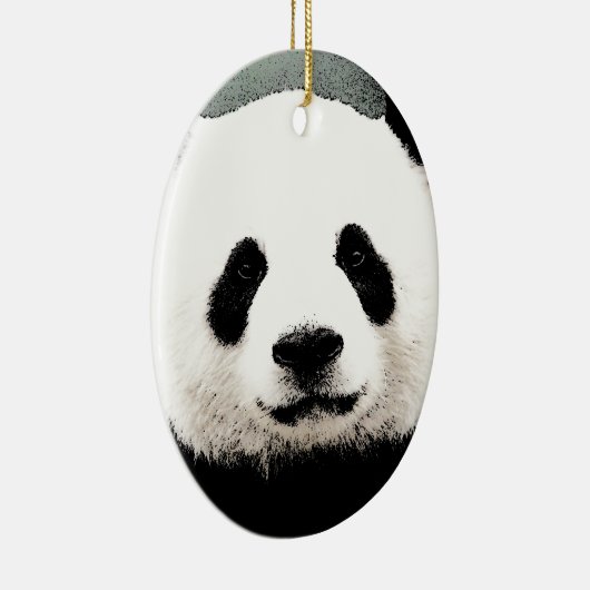 Panda Keramisch Ornament (Rechts)