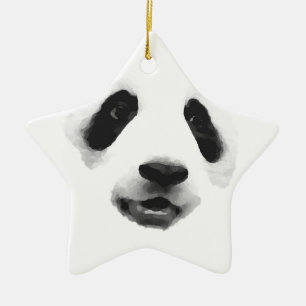 Panda Keramisch Ornament