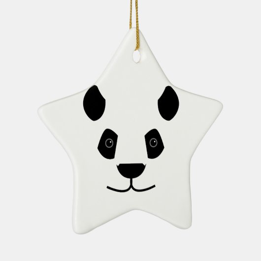 Panda Keramisch Ornament (Rechts)