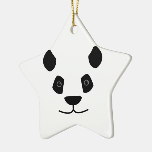 Panda Keramisch Ornament (Links)