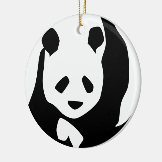 Panda Keramisch Ornament (Links)