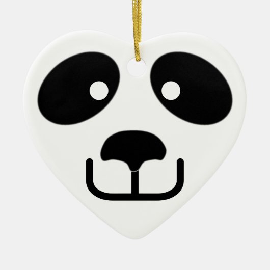 Panda Keramisch Ornament (Voorkant)