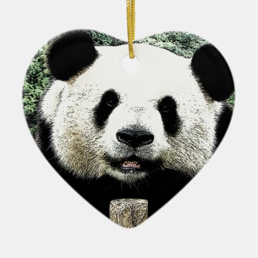 Panda Keramisch Ornament (Voorkant)