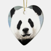 Panda Keramisch Ornament (Links)