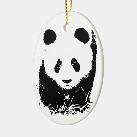 Panda Keramisch Ornament (Links)