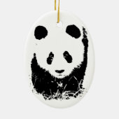 Panda Keramisch Ornament (Achterkant)