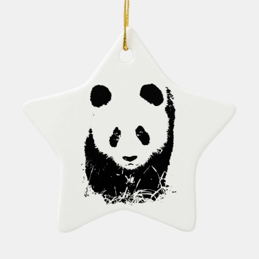 Panda Keramisch Ornament (Voorkant)