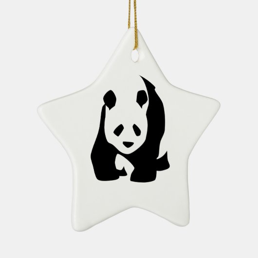 Panda Keramisch Ornament (Rechts)