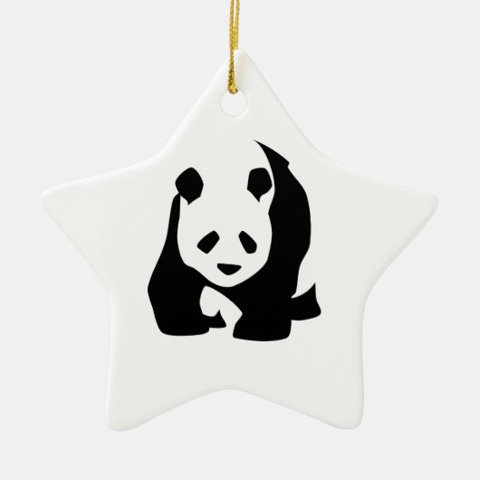 Panda Keramisch Ornament (Voorkant)