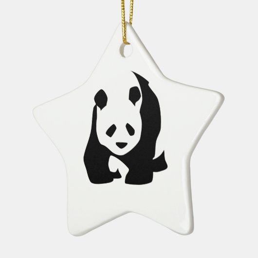 Panda Keramisch Ornament (Links)