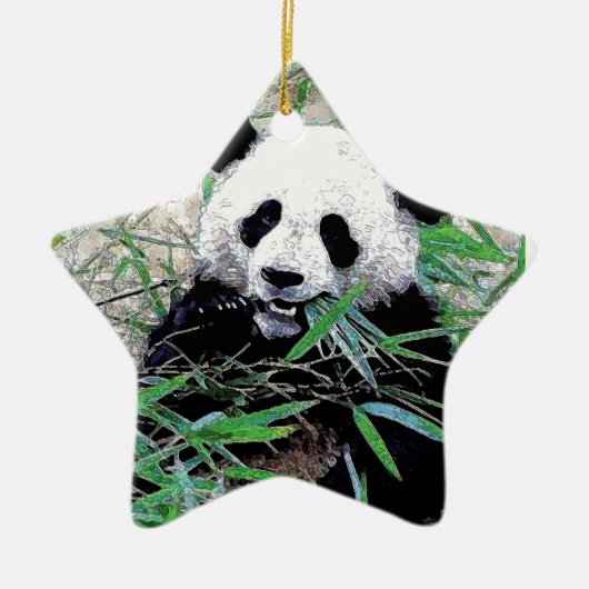 Panda Keramisch Ornament (Voorkant)